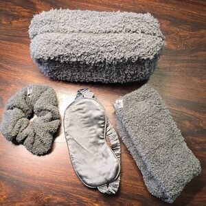 Barefoot Dreams Cozy Chic Gray Essentials Set